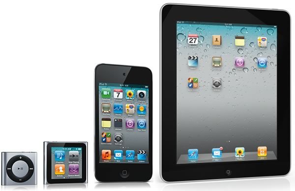 Différence entre iPod iPad et iPhone