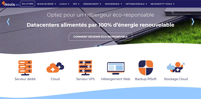 Ikoula hébergeur web français